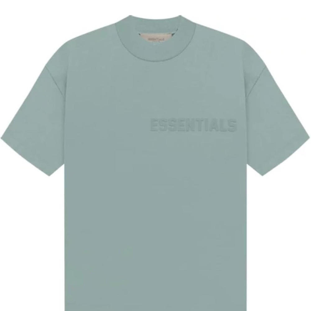 Fear of God Green Short Sleeve Tee Minimalist Design ( OVERSIZED )
